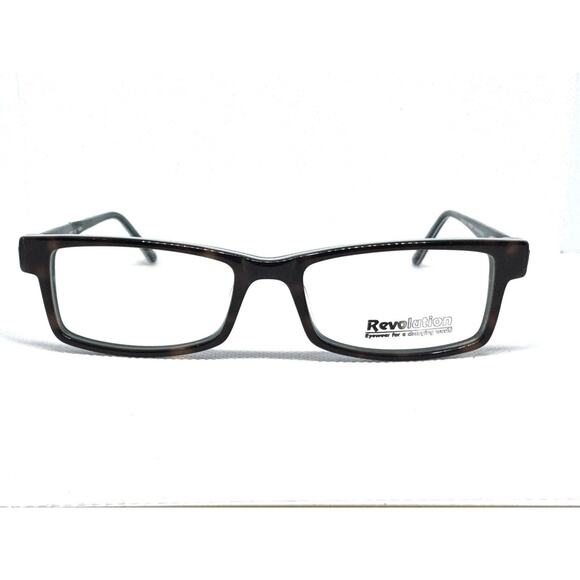 REVOLUTION EYEWEAR REV762 49-16-135 TEAL BROWN POLARIZED CLIP SUNGLASSES - Picture 5 of 9